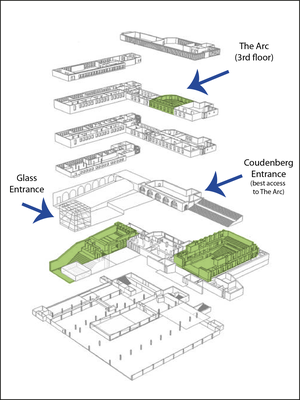 Access plan to The Arc